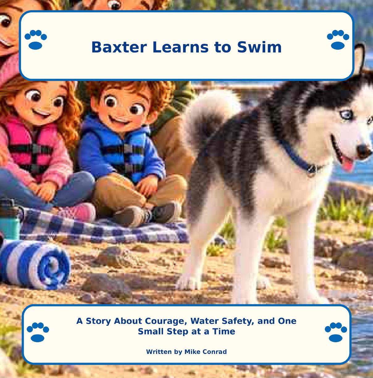 Cover of Baxter Learns to Swim