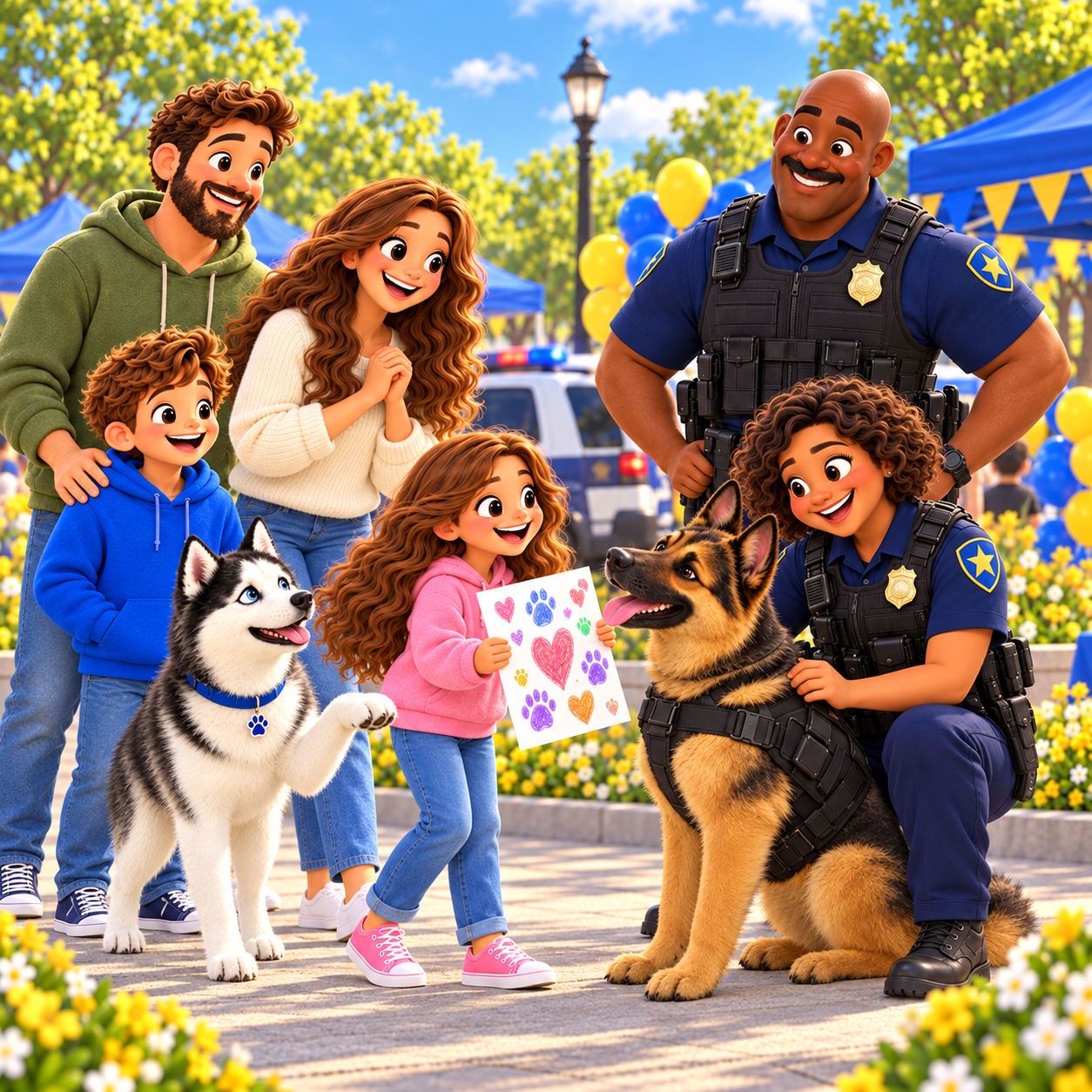 A thank-you for Officer Pancake